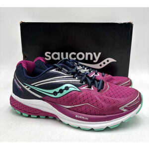 Saucony RIDE 9 S10318-3 Women's NEW Vintage Running Shoes Multicolor US Size 7